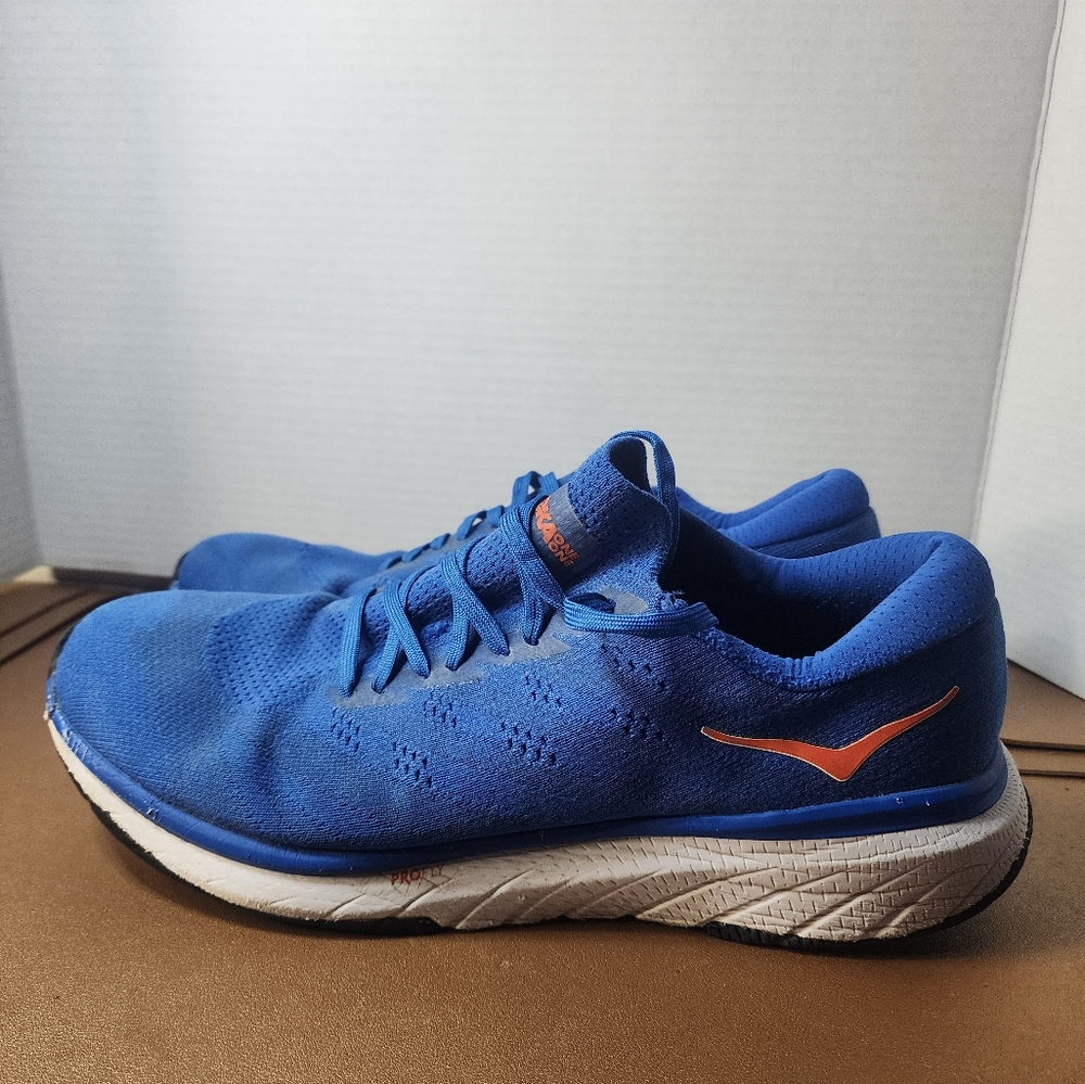 Hoka One One Mens Cavu 3 1106481 IBWT Blue Running Shoes Sneakers Size 10